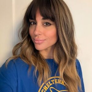 “Grace” Curly Chocolate Wig with Blonde Highlights | Diamond Mansion Wigs